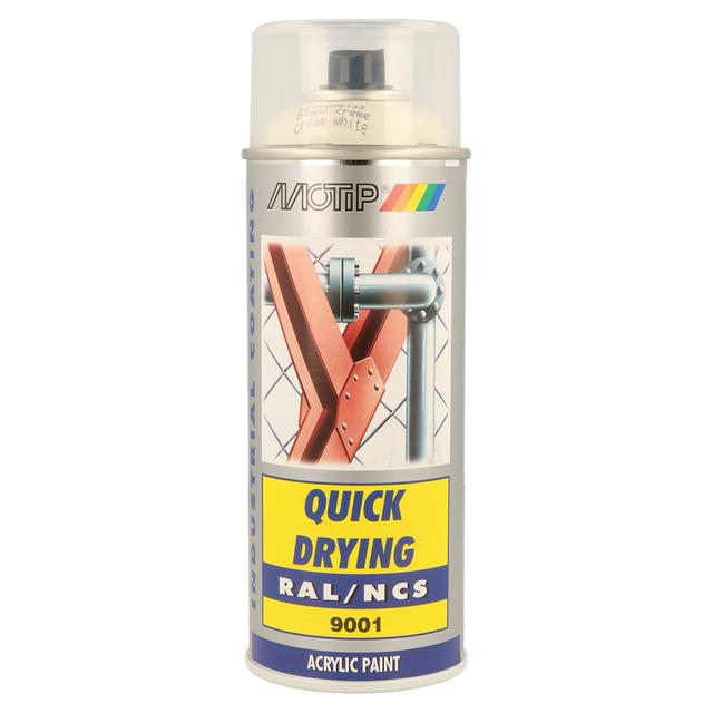 SMALTO SPRAY INDUSTRIAL MOTIP RAL 9001 BIANCO CREMA 400 ml | Tecnomat SMALTO SPRAY INDUSTRIAL MOTIP RAL 9001 BIANCO CREMA 400 ml | Tecnomat