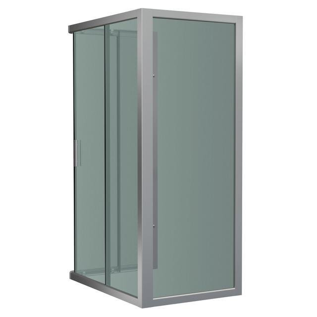 LATO FISSO FLORA (51-58) ALTEZZA 190 cm VETRO TEMPERATO SATINATO 6 mm PROFILI CROMATI | Tecnomat LATO FISSO FLORA (51-58) ALTEZZA 190 cm VETRO TEMPERATO SATINATO 6 mm PROFILI CROMATI | Tecnomat