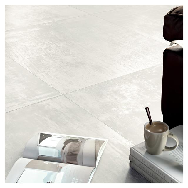 PAVIMENTO INTERNO CREOS WHITE 71x71x1 cm RETTIFICATO PEI4 R9 GRES PORCELLANATO | Tecnomat PAVIMENTO INTERNO CREOS WHITE 71x71x1 cm RETTIFICATO PEI4 R9 GRES PORCELLANATO | Tecnomat