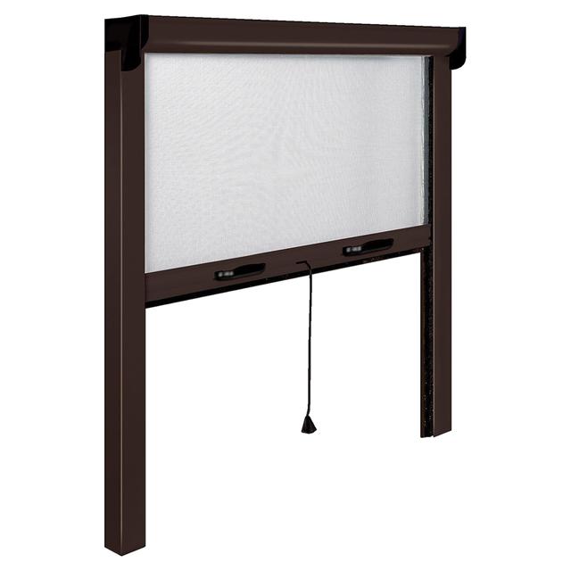 ZANZARIERA IRS AVVOLGIBILE VERTICALE MARRONE CON RALLENTAMENTO L140xH240 cm | Tecnomat ZANZARIERA IRS AVVOLGIBILE VERTICALE MARRONE CON RALLENTAMENTO L140xH240 cm | Tecnomat