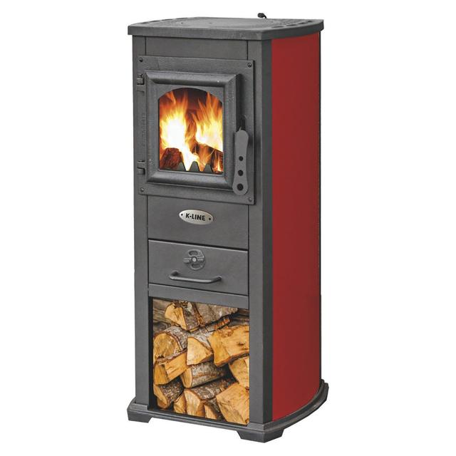 STUFA A LEGNA FRASCHETTI KARMA 6,6 kW BORDEAUX | Tecnomat STUFA A LEGNA FRASCHETTI KARMA 6,6 kW BORDEAUX | Tecnomat