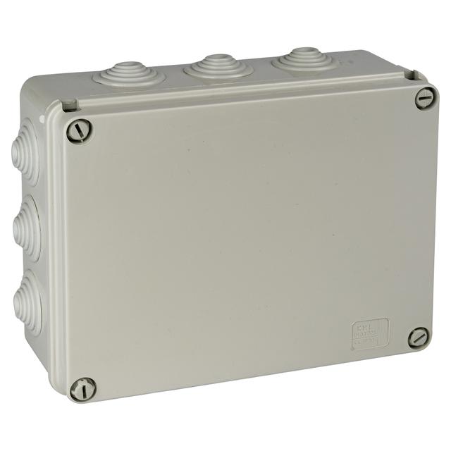 SCATOLA DI DERIVAZIONE ESTERNA 240x190x90 mm CON 12 PASSACAVI | Tecnomat SCATOLA DI DERIVAZIONE ESTERNA 240x190x90 mm CON 12 PASSACAVI | Tecnomat