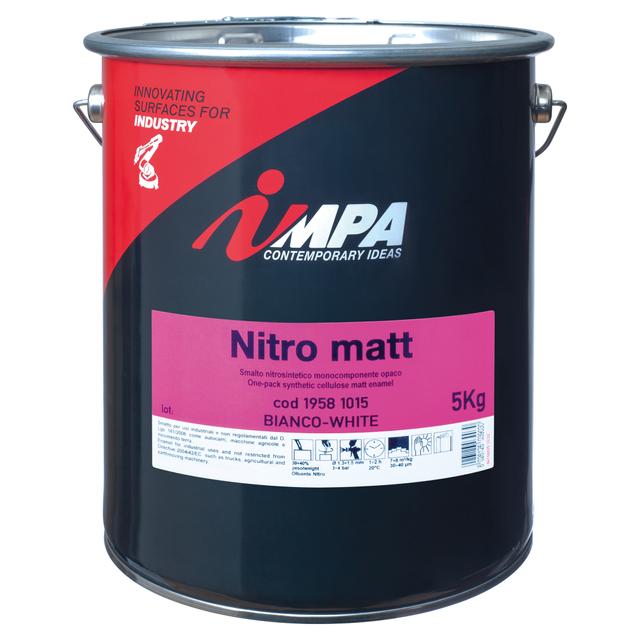 SMALTO NITRO IMPA OPACO BIANCO 5 kg IDEALE PER CARROZZERIA 7-8 mq/kg A 2 MANI | Tecnomat SMALTO NITRO IMPA OPACO BIANCO 5 kg IDEALE PER CARROZZERIA 7-8 mq/kg A 2 MANI | Tecnomat