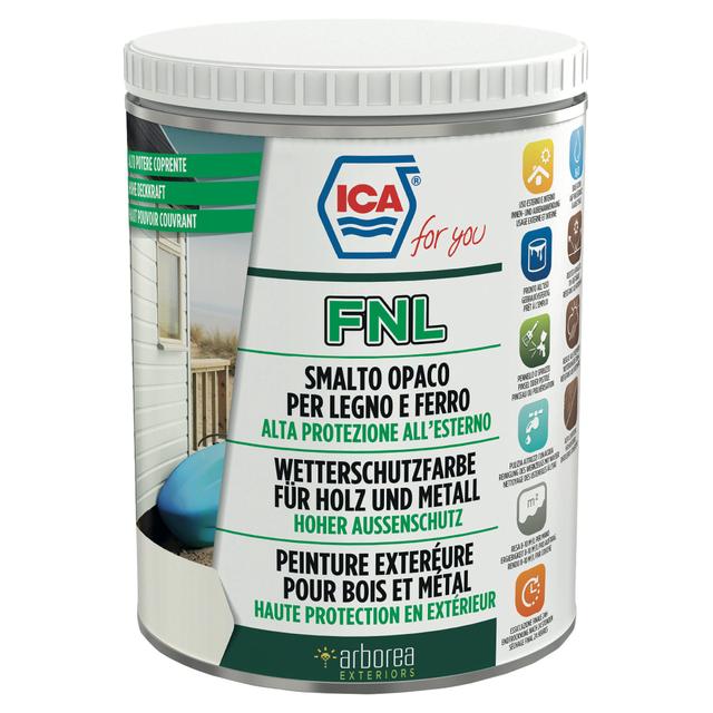 SMALTO OPACO ICA PER LEGNO 2,5 l BIANCO ALTA COPERTURA 8-10 m²/l PER MANO | Tecnomat SMALTO OPACO ICA PER LEGNO 2,5 l BIANCO ALTA COPERTURA 8-10 m²/l PER MANO | Tecnomat