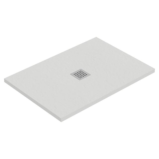 PIATTO DOCCIA TEVERE PIETRA MARMORESINA BIANCO 70x100 cm H 2,2 cm PILETTA Ø90 mm | Tecnomat PIATTO DOCCIA TEVERE PIETRA MARMORESINA BIANCO 70x100 cm H 2,2 cm PILETTA Ø90 mm | Tecnomat