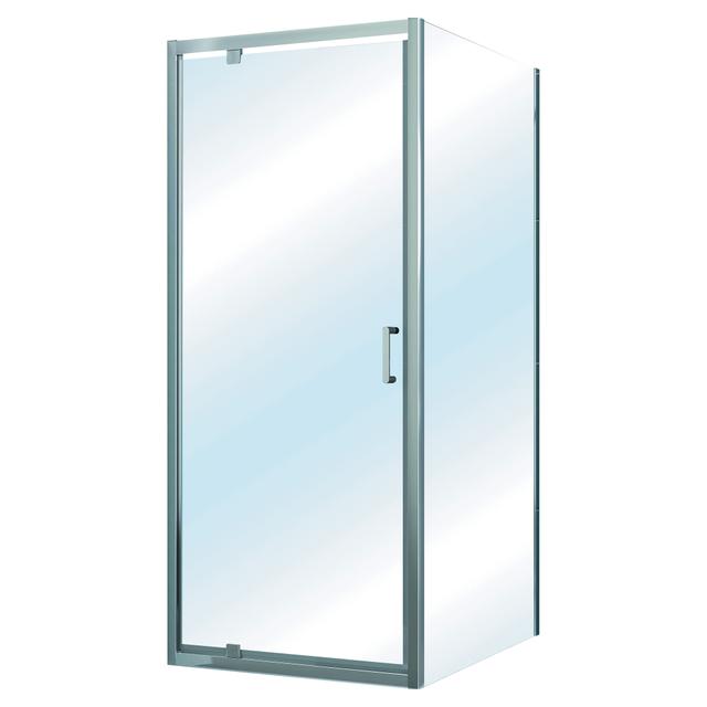 PORTA DOCCIA VENERE BATTENTE 86-90 H190cm VETRO TEMPERATO 6 mm TRASPARENTE PROFILI CROMO | Tecnomat PORTA DOCCIA VENERE BATTENTE 86-90 H190cm VETRO TEMPERATO 6 mm TRASPARENTE PROFILI CROMO | Tecnomat