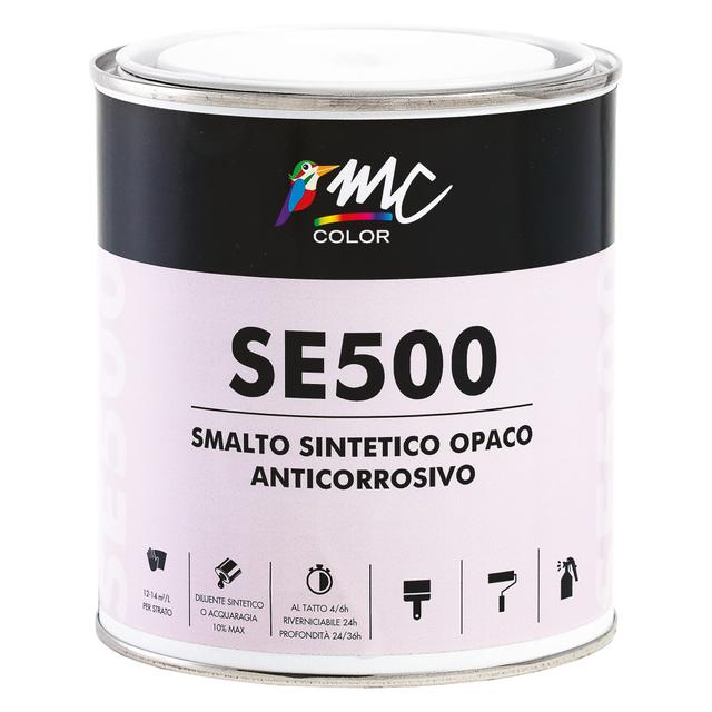 SMALTO SINTETICO OPACO MCCOLOR BIANCO 0,75 l ANTIRUGGINE 12-14 m² CON 1 l | Tecnomat SMALTO SINTETICO OPACO MCCOLOR BIANCO 0,75 l ANTIRUGGINE 12-14 m² CON 1 l | Tecnomat