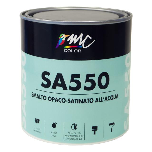 SMALTO ACQUA OPACO SATINATO MCCOLOR BIANCO SA550 0,75 l 13-15 m² CON 1 l | Tecnomat SMALTO ACQUA OPACO SATINATO MCCOLOR BIANCO SA550 0,75 l 13-15 m² CON 1 l | Tecnomat
