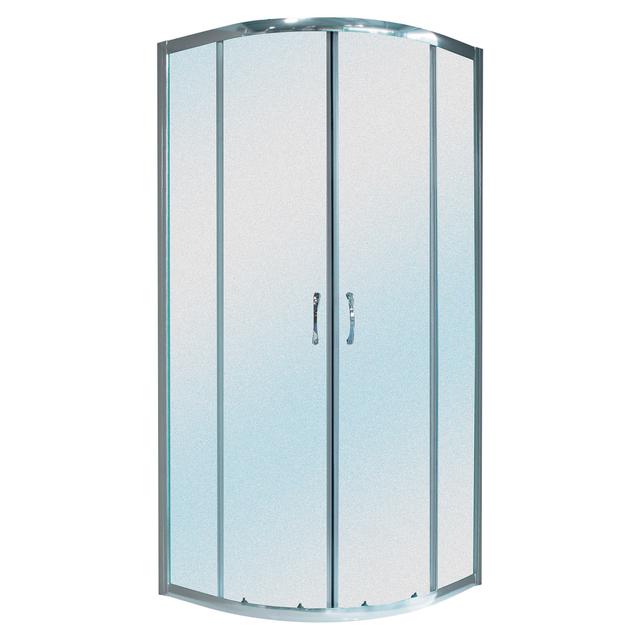 BOX DOCCIA QUATTRO 1/4 CERCHIO (77-79) H190cm VETRO TEMPERATO STAMPATO 4mm CROMATO | Tecnomat BOX DOCCIA QUATTRO 1/4 CERCHIO (77-79) H190cm VETRO TEMPERATO STAMPATO 4mm CROMATO | Tecnomat