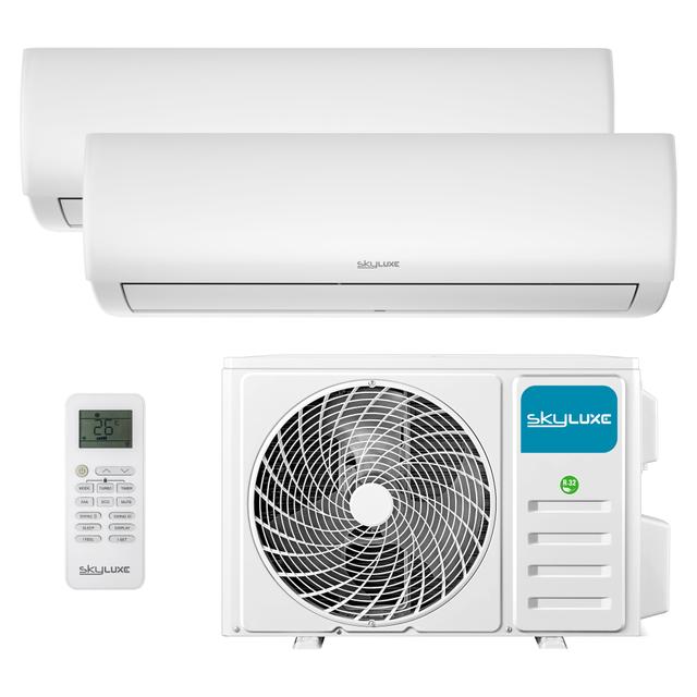 CONDIZIONATORE SKYLUXE DUAL 9000+12000 BTU VEGA EER 3,23 COP 3,38 A++/A+ | Tecnomat CONDIZIONATORE SKYLUXE DUAL 9000+12000 BTU VEGA EER 3,23 COP 3,38 A++/A+ | Tecnomat
