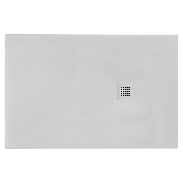 PIATTO DOCCIA NATURE EFFETTO PIETRA IN MARMORESINA GRIGIO 80x100 cm H 2,5 cm PILETTA Ø 90 mm | Tecnomat PIATTO DOCCIA NATURE EFFETTO PIETRA IN MARMORESINA GRIGIO 80x100 cm H 2,5 cm PILETTA Ø 90 mm | Tecnomat