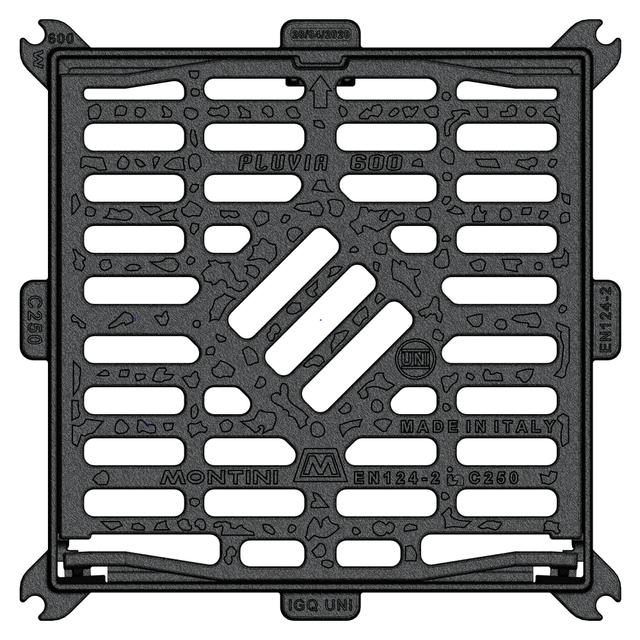 CADITOIA IN GHISA PLUVIA 600 60x60 cm CLASSE C250 | Tecnomat CADITOIA IN GHISA PLUVIA 600 60x60 cm CLASSE C250 | Tecnomat