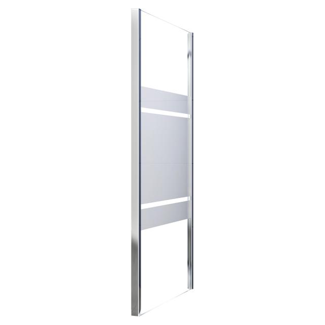 LATO FISSO PLUS 77-80 cm H190 cm VETRO TEMPERATO 6 mm SERIGRAFATO C PROFILI CROMO | Tecnomat LATO FISSO PLUS 77-80 cm H190 cm VETRO TEMPERATO 6 mm SERIGRAFATO C PROFILI CROMO | Tecnomat