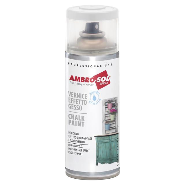 SMALTO SPRAY AMBROSOL EFFETTO GESSO OPACO BIANCO CREMA 400 ml 5 m² CON 1 l | Tecnomat SMALTO SPRAY AMBROSOL EFFETTO GESSO OPACO BIANCO CREMA 400 ml 5 m² CON 1 l | Tecnomat