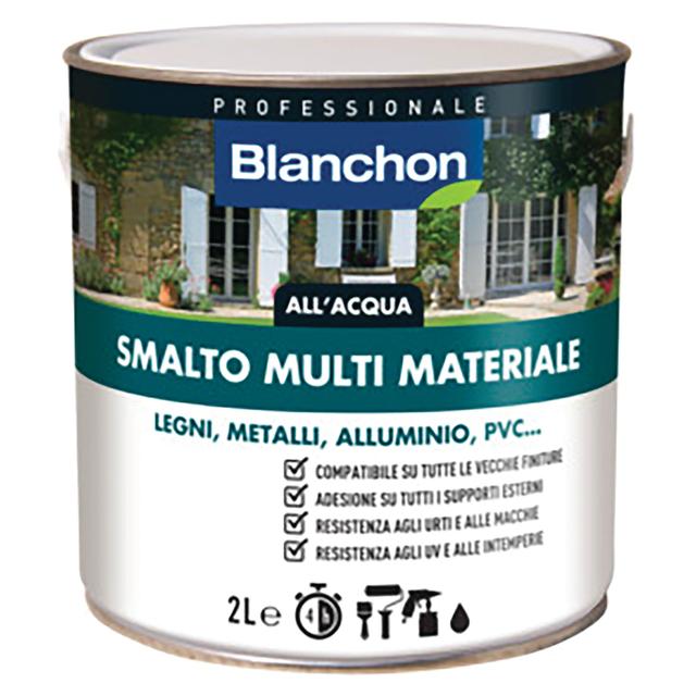 SMALTO MULTIMATERIALE BLANCHON 2 l BIANCO RAL 9016 BASE ACQUA 10-12 m²/l PRONTO USO | Tecnomat SMALTO MULTIMATERIALE BLANCHON 2 l BIANCO RAL 9016 BASE ACQUA 10-12 m²/l PRONTO USO | Tecnomat