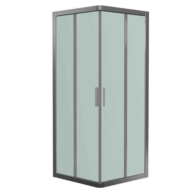 LATO PER ANGOLO MERCURIO (116-120) H190cm VETRO TEMPERATO SATINATO 6mm PROFILI CROMATI | Tecnomat LATO PER ANGOLO MERCURIO (116-120) H190cm VETRO TEMPERATO SATINATO 6mm PROFILI CROMATI | Tecnomat