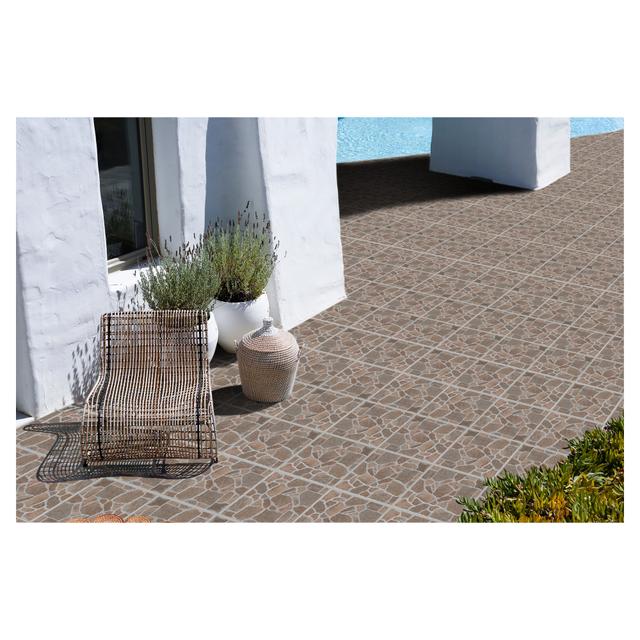 PAVIMENTO ESTERNO RIVER OCRA 31x31x0,7 cm PEI 5 R10 GRES PORCELLANATO | Tecnomat PAVIMENTO ESTERNO RIVER OCRA 31x31x0,7 cm PEI 5 R10 GRES PORCELLANATO | Tecnomat